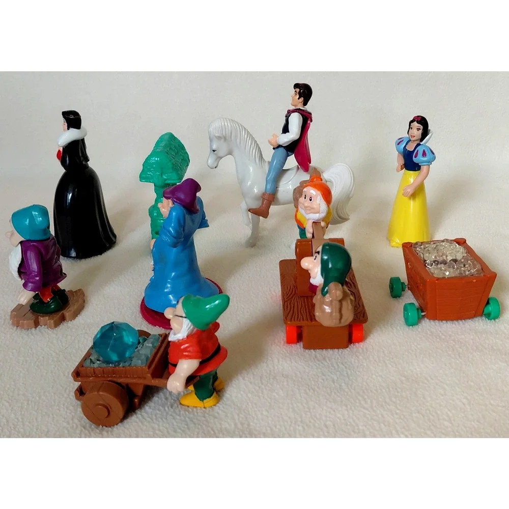 1992 Disney's Snow White McDonald's Happy Meal Toys COMPLETE Set Of 8